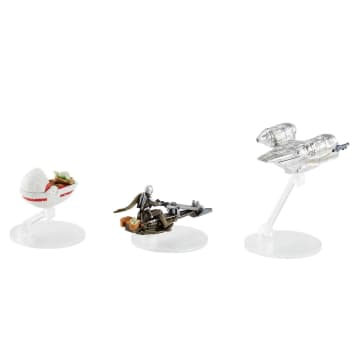 Hot Wheels Star Wars Starships 3-Pack Die-Cast Vehicles Inspired By the Mandalorian