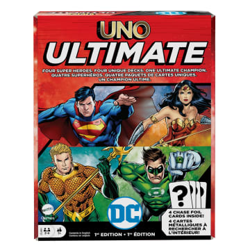 UNO Ultimate DC  Card Game With Collectible Foil Cards