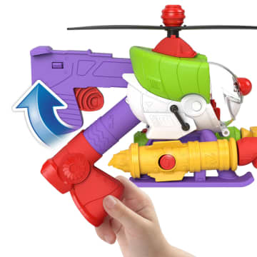 Imaginext DC Super Friends Vehículo de Juguete The Joker™ Robo Copter - Imagem 4 de 6