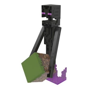 Minecraft Diamond Enderman Action Figure With Accessories, 5.5-inch Toy Collectible