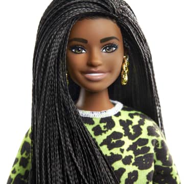 Barbie Fashionistas Doll #144 With Long Braids in Neon Look