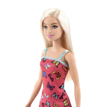 Barbie Fashion & Beauty Muñeca Vestido Rojo con Mariposas - Image 2 of 6