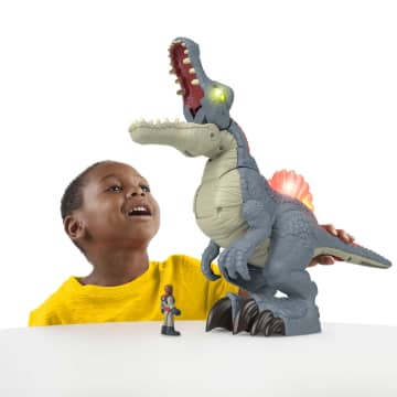 Imaginext Jurassic World Dinosaurio de Juguete Spinosaurus Modo Ataque - Imagem 2 de 6