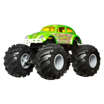 Hot Wheels Monster Trucks Vehículo de Juguete Beetle Escala 1:24 - Imagen 1 de 5