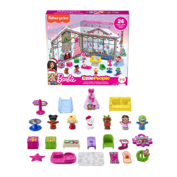 Fisher-Price Little People Barbie Advent Calendar Playset, Christmas Gift For Toddlers, 24 Toys - Imagen 6 de 6