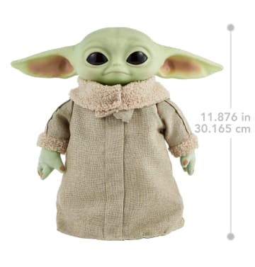 Star Wars RC Grogu Plush Toy, 12-in Soft Body Doll From The Mandalorian