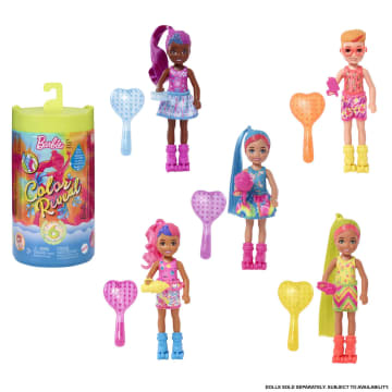 Barbie Color Reveal Chelsea Doll, Neon Tie-Dye Series
