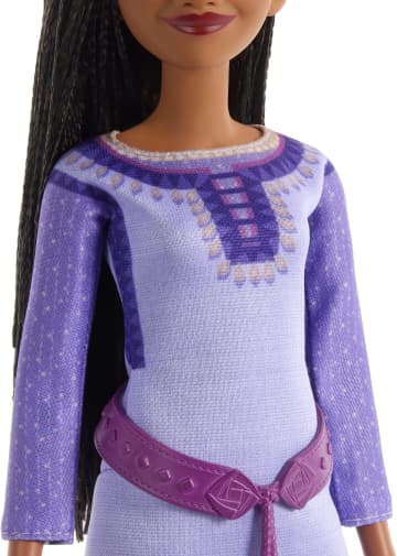 Disney's Wish Asha Of Rosas Posable Fashion Doll With Natural Hair, Including Removable Clothes, Shoes, And Accessories