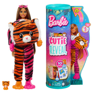 Barbie Cutie Reveal Boneca Animais da Selva Tigre