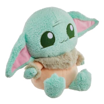 Star Wars Hug ‘n Nuzzle Grogu Plush Figure With Sound, 10-Inch Soft Collectible Toy - Image 3 of 6