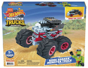 MEGA Hot Wheels Juguete de Construcción Monster Truck Bone Shaker - Image 6 of 6