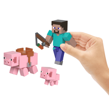 Minecraft Toys, 2-Pack Of Action Figures, Gifts For Kids - Image 2 of 6