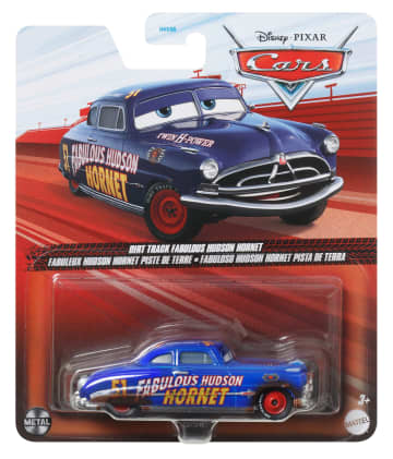 Carros da Disney e Pixar Diecast Veículo de Brinquedo O Fabuloso Hudson Hornet Pista de Terra - Imagem 4 de 4