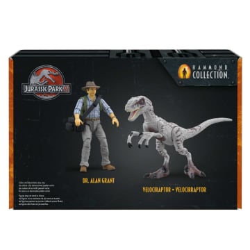 Jurassic World Collection Hammond Dr Grant et Vélociraptor