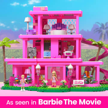 MEGA Barbie The Movie Replica Dreamhouse Building Kit (1795 Pieces) For Collectors