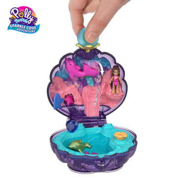 Polly Pocket Sparkle Cove Adventure Underwater Lagoon Compact Playset With Micro Doll & Accessories - Image 6 of 6