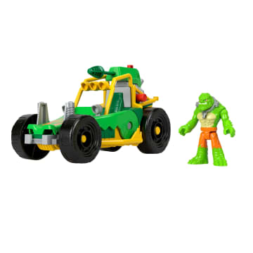 Imaginext DC Super Friends Killer Croc Figure & Toy Car Buggy, 3 Pieces, Preschool Toys - Imagem 1 de 6