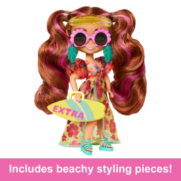 Barbie Extra Minis Travel Doll With Beach Fashion, Barbie Extra Fly