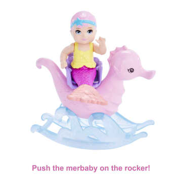 Barbie Mermaid Doll, Nurturing Playset With Merbaby, Octopus And Seal