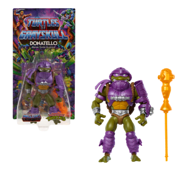Masters Of The Universe Origins Turtles Of Grayskull Donatello Action Figure Toy - Image 1 of 6