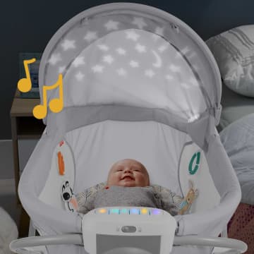 Fisher-Price Baby Moisés con Proyector de Estrellas y Vibraciones Relajantes - Imagem 3 de 7