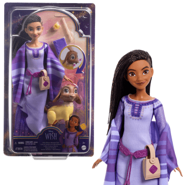 Disney Wish Asha Of Rosas Adventure Pack Fashion Doll, Posable Doll With Animal Friends And Accessories - Image 1 of 6