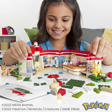 MEGA Pokémon Jogo de Construção Centro na Floresta - Image 2 of 6