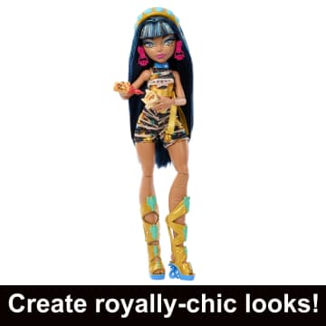 Monster High Skulltimate Secrets Cleo De Nile Doll And Fashion Set With Dress-Up Locker