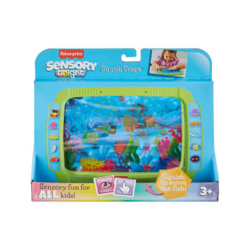 Fisher-Price Sensory Bright Squish Scape Tablet Toy For Preschool Tactile Sensory Play, 1 Piece