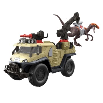 Jurassic World Vehículo de Juguete de Captura y Dinosaurio