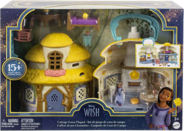 Disney's Wish Mini Doll & Dollhouse Playset, Asha Of Rosas Cottage With Micro Doll, Star Figure & 15+ Furniture & Accessories, Travel Toys - Image 6 of 6