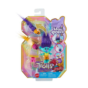 Dreamworks Trolls Band Together Hair Pops Branch Small Doll & Accessories, Toys Inspired By the Movie - Image 6 of 6