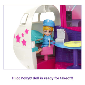 Polly Pocket Conjunto de Brinquedo Mega Jato de Viagem