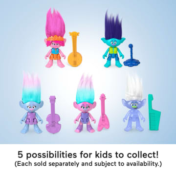 Imaginext Trolls Collection Of Blind Bag Figure Sets With Poseable Characters & Accessories