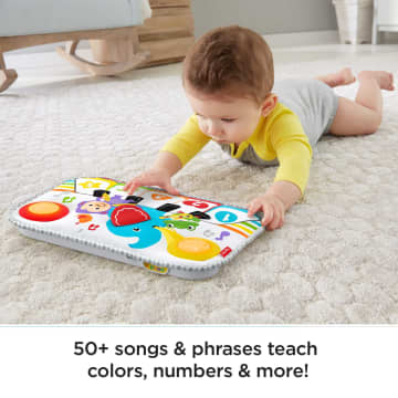 Fisher-Price Smart Stages Kick & Play Piano, Crib-Attaching Baby Toy