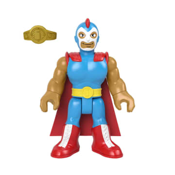 Imaginext Mundo Aventura Figura de Ação Luchador XL 25 cm - Imagen 4 de 6