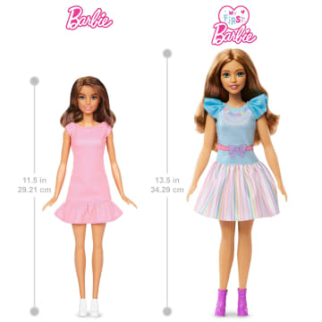 Barbie Doll For Preschoolers, Brunette with Bunny