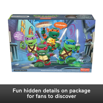 Little People Collector Teenage Mutant Ninja Turtles Special Edition Set, 4 Figures - Imagen 6 de 6