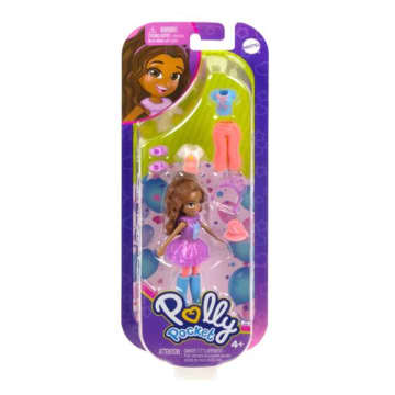 Polly Pocket Conjunto de Brinquedo Pacote de Modas Lama Color Pop - Imagem 5 de 5