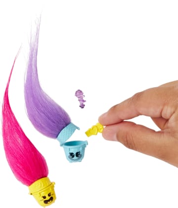 Dreamworks Trolls Band Together Petite Poupée Hair Pops Poppy - Imagen 4 de 6