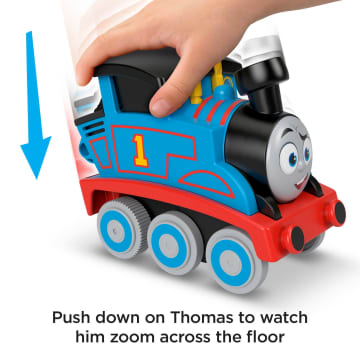 Thomas & Friends Press 'n Go Stunt Thomas Racing Toy Train For Preschool Kids