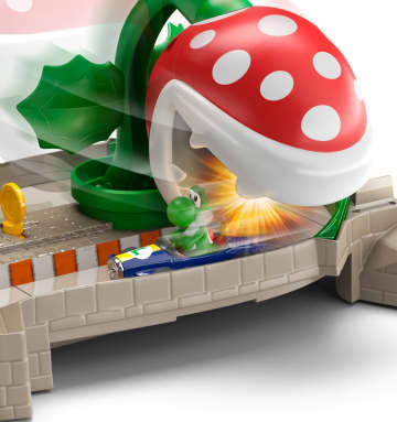 Hot Wheels Mario Kart Pista de Brinquedo Piranha Plant - Image 4 of 6