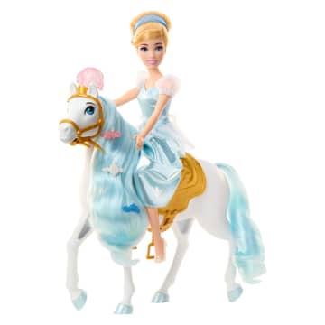 Disney Princess Toys, Cinderella Doll And Horse, Gifts For Kids - Imagem 5 de 6