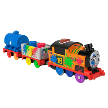Thomas & Friends Motorized Talking Nia Train With Wobbly Cargo
