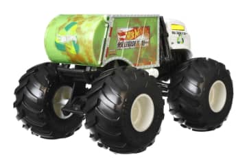 Hot Wheels Monster Trucks Veículo de Brinquedo 1:24 Will Trash It All - Imagen 5 de 6