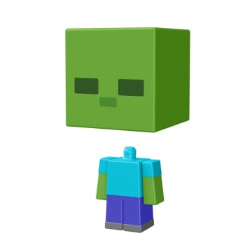 Minecraft Vanilla Figura de Acción Cabeza Mob Mini Zombie