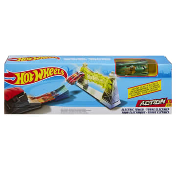 Hot Wheels Action Pista de Juguete Acrobacias Torre Eléctrica - Imagem 5 de 5