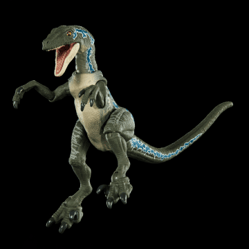 Jurassic World Dinossauro de Brinquedo Hammond Collection Velociraptor Blue