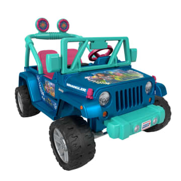 Power Wheels Disney Encanto Jeep Wrangler Battery-Powered Ride-On Vehicle With Sounds