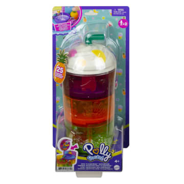 Polly Pocket Spin & Reveal Juice Can Playset W Ith 25 Themed Surprises